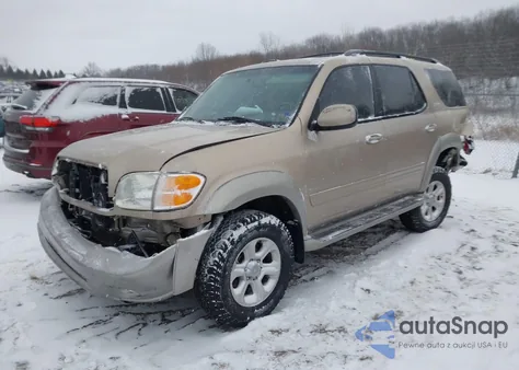 2004 Toyota Sequoia Sr5 V8 из США, поврежденный, VIN 5TDBT44A84S205983